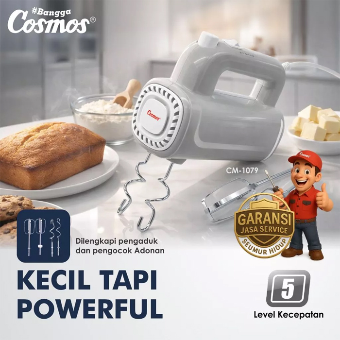 Cosmos Hand Mixer 5 Kecepatan CM1079 | CM 1079